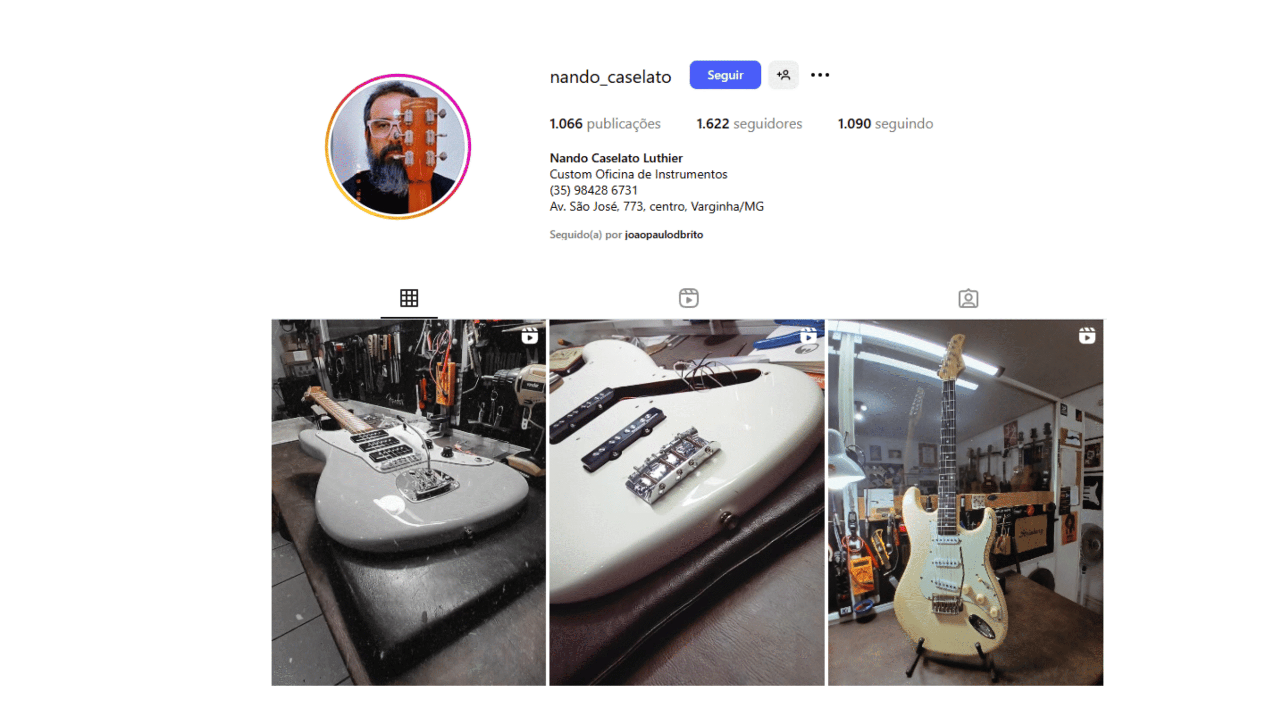 Guitarra customizada