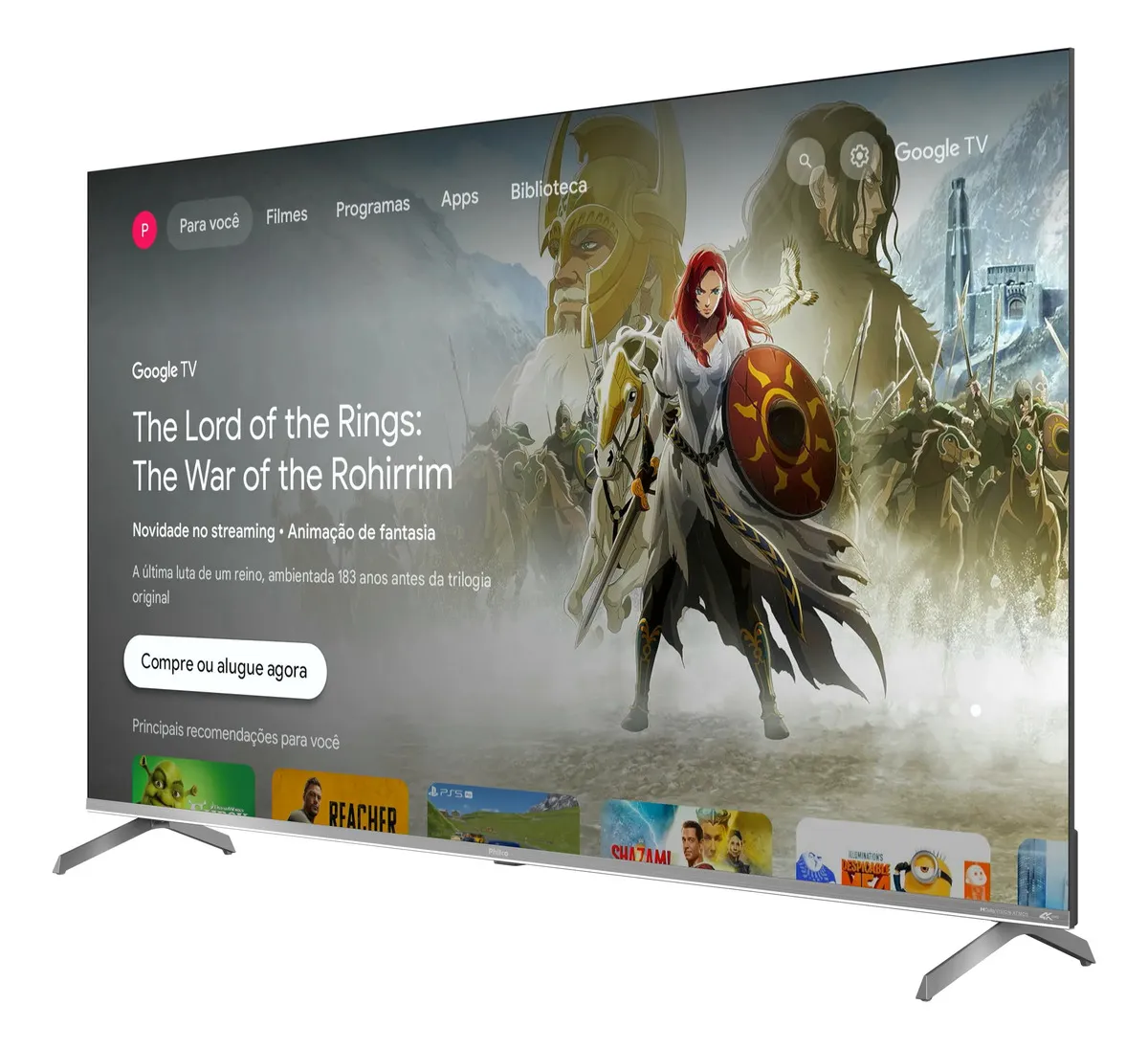 Smart TV Philco 65 P65CGA QLED Mini LED Quantum 4K UHD Google TV Philco - foto 2